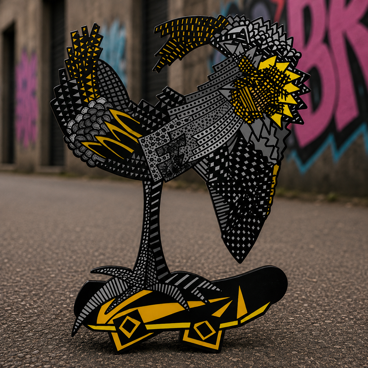 Breath & Board skateboard art collection featuring playful designs where anything can ride