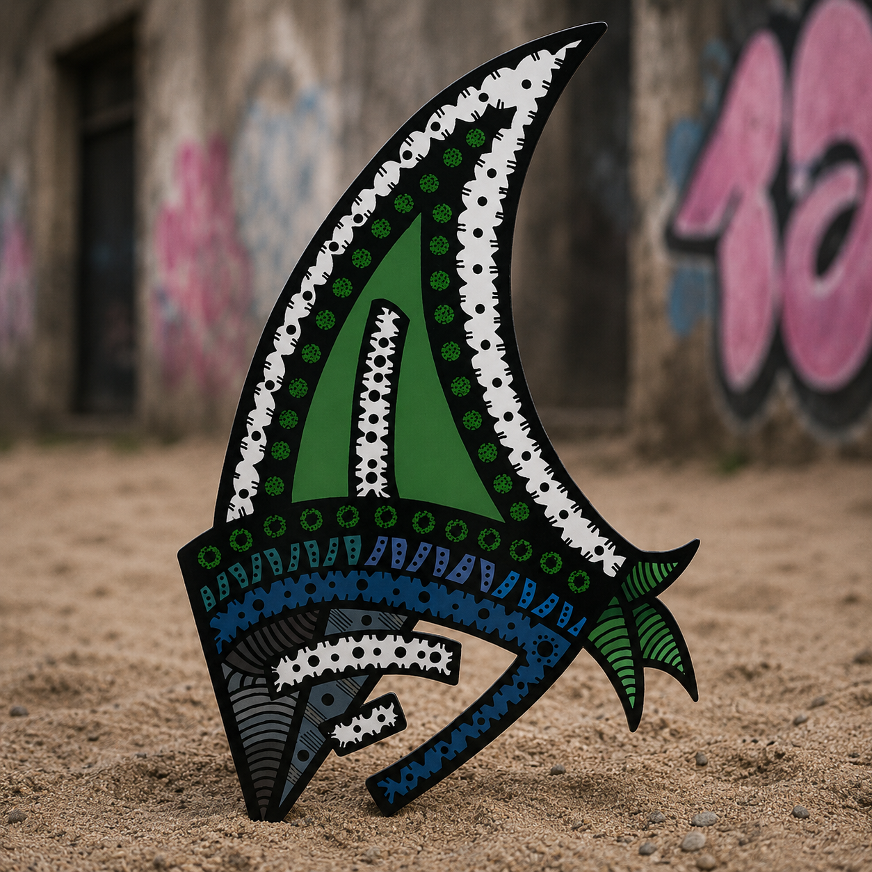 Fin & Foam surf art collection featuring designs inspired by cutting through water
