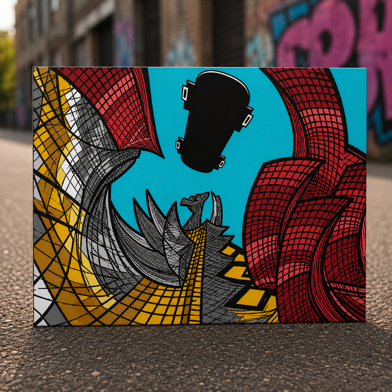 Urban Territory skateboard art collection featuring gravity-defying designs and living skateboards